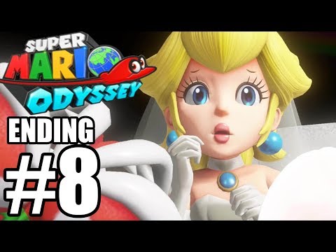 Super Mario Odyssey FINAL BOSS & ENDING Gameplay Walkthrough Part 8