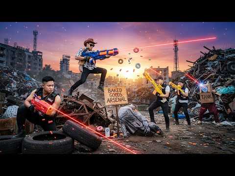 SEAL X NERF WAR : SEAL X Tactical Raid On Junkyard Fortress To Defeat Sly Fox With Nerf Guns