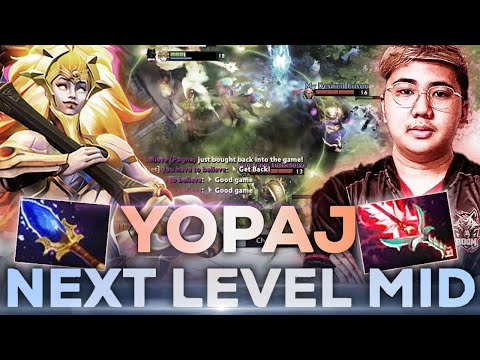 Yopaj The Next Level Mid God - Destryoing Top MMR With Dawnbreaker Mid Dota 2