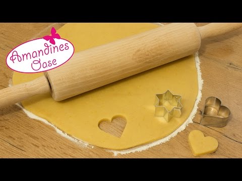 Mürbeteig Grundrezept, ausrollfähig | 1-2-3-Mürbeteig | Buttergebäck | auch vegan