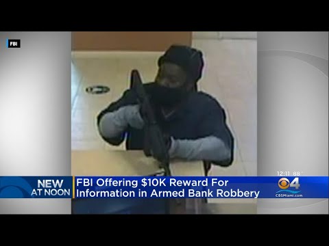 $10,000 Reward For Information On Cooper City Bank Robbers