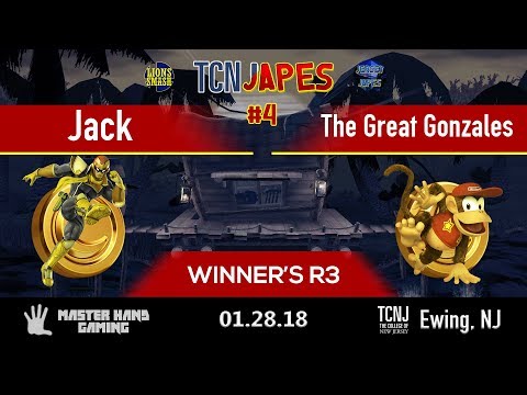 TCNJapes 4 - Jack (Falcon) vs The Great Gonzales (Diddy Kong) -  Winner's R3