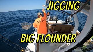 FLOUNDER POUNDER trip for the big Fish Fry! Jigging flounder offshore of Virginia Beach