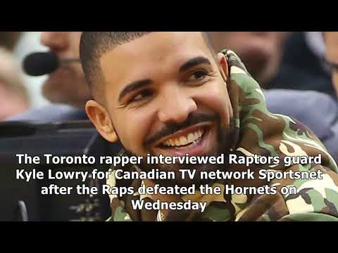 Watch: drake’s postgame interview fail with raptors' kyle lowry