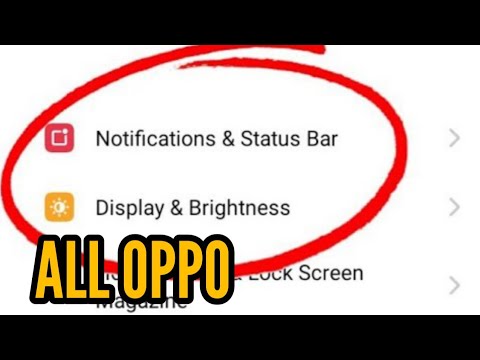 OPPO Notification Setting || OPPO Reno Z, R15 Pro, RX17 Neo, RX17 Pro, R15x, R17 Neo, R17 Pro, R17