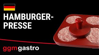 Forma do burgerów – z tworzywa sztucznego – duża – Ø 120 mm – 6 otworów – 175 g