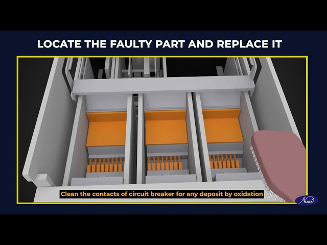 Practice on repair and maintenance of circuit breaker