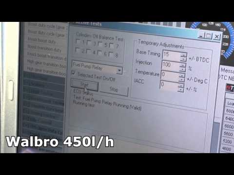 WALBRO 255l/h VS WALBRO 450l/h sound