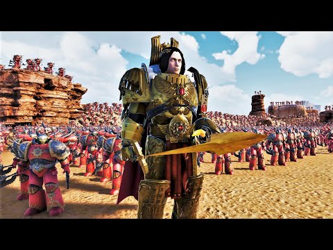 EMPEROR OF MANKIND vs 5,000,000 HUMAN ARMY - Ultimate Epic Battle Simulator 2
