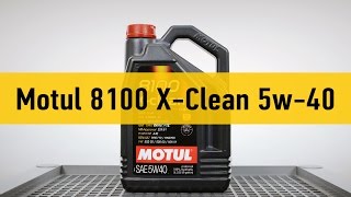 Motul 8100 X-Clean 5W-30 5л - відео 1
