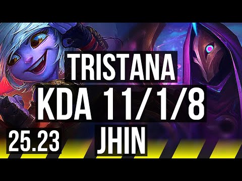 TRISTANA & Yuumi vs JHIN & Nautilus (ADC) | Legendary | KR Master | 25.23