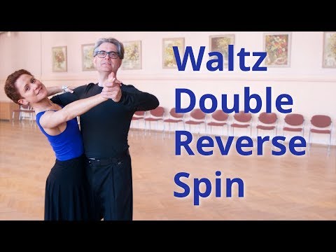 Waltz Intermediate Routine with Fallaway and Double Reverse Spin