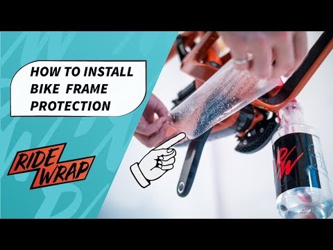 HOW TO: Install RideWrap Bike Frame Protection Without Air Bubbles