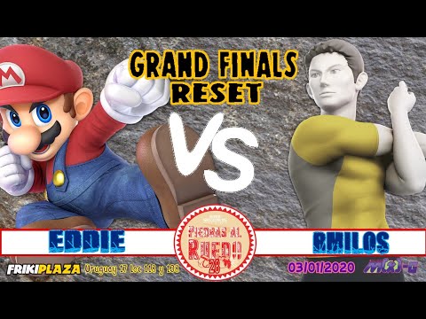 Eddie (Mario) vs RMilos (Wii Fit Trainer) Grand Finals Reset Piedras al Ruedo #28