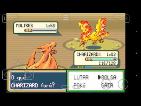 Pokemon fire red:capturando moltres com ultra ball!?