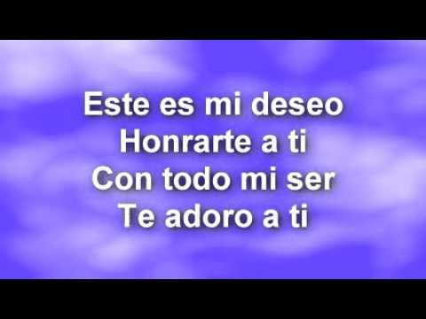 Este es mi deseo - Letra