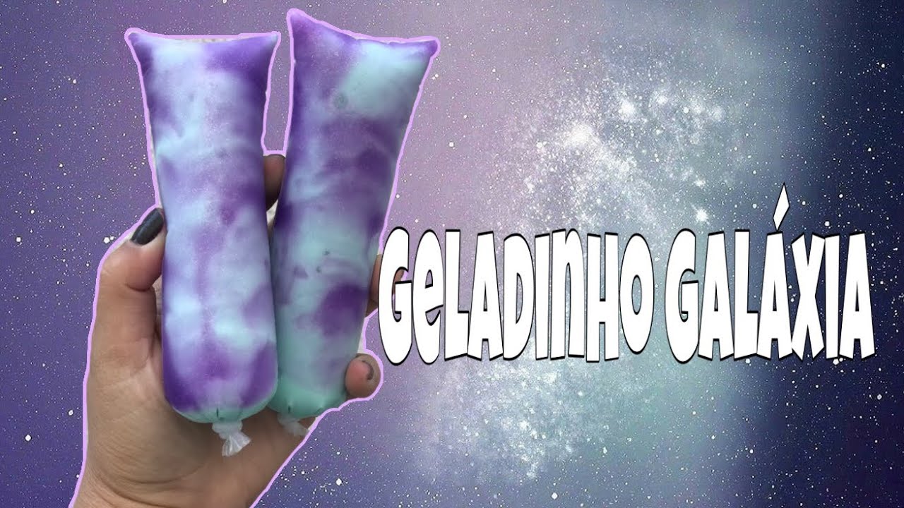 GELADINHO GOURMET INSPIRADO EM GALAXIA!
