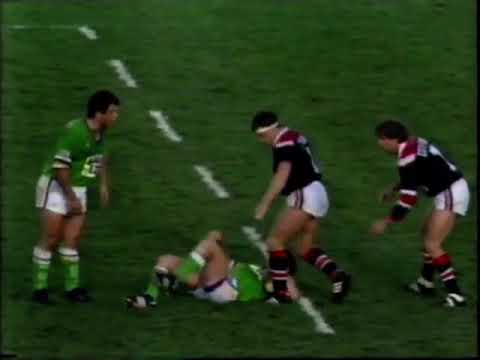 1990 Green Machine pluck The Chooks 66 4, Canberra v Easts Rd 5
