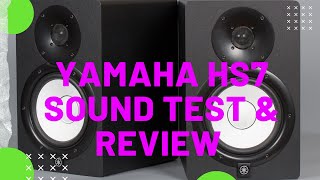 Video thumbnail for Best Studio Monitor YAMAHA HS7 sound test review by Caner Genç