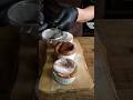 Gluten-free chocolate soufflé グルテンフリー チョコレートスフレ #shorts #asmr #cooking