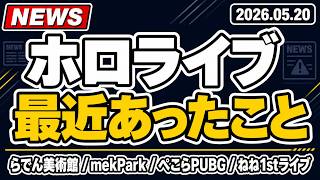 【ホロライブ】最近あったこと整理。らでん美術館コラボ、mekPark Unit B、ぺこらPUBG、ねね1stライブ
