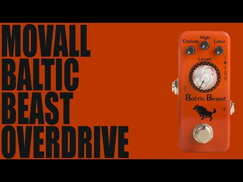 Movall Audio : Baltic Beast Overdrive mini pedal - a DOD YJM308 clone, 2020s image 5