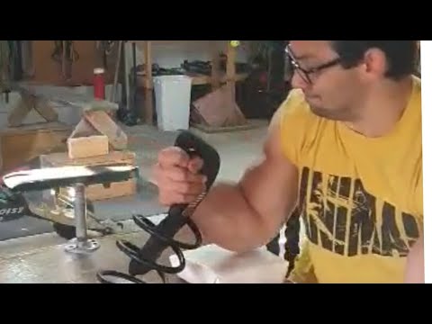 US ARMWRESTLING CHAMPION ADAM WAWRZYNSKI HARD TRAINING WITH S. B. N. PRONATOR HAND