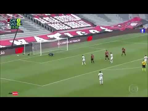 ATHLETICO PR 1X1 SÃO PAULO  GOL E HINO TCHE TCHE