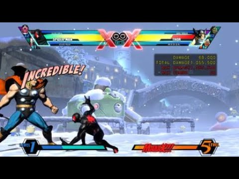 SPIDERMAN SERVES BBQ FLAVORED BUSSASS WITH A SIDE OF PRINGLES UMVC3