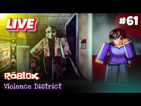 🔴 [ LIVE ] Violence District ( Roblox ) - กลายเป็นเกมจู๊คเสี่ยงปิงไปซะเเล้วเกมนี้