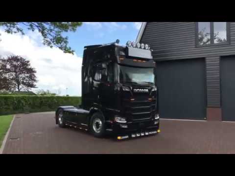 2018 (Black Edition) Amazing Scania S580 4X2 V8 (Holland Style) Next Generation