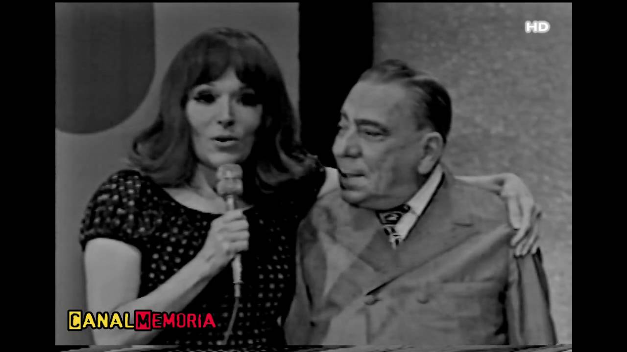 Procópio Ferreira e Bibi Ferreira no programa "Só o Amor Constrói" (1973) / Tv Globo
