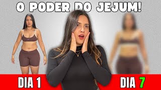 FIZ JEJUM DE 18 HORAS POR 7 DIAS + ORAÇÃO | TRANSFORMAÇÃO REAL NO CORPO E NA MENTE!