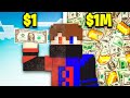 Turning $ 1 into $ 1,000,000 in this Minecraft SMP!