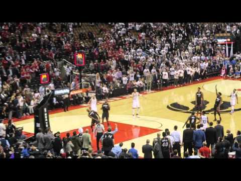 Kyle Lowry Playoff Buzzer Beater (Fan Perspective)