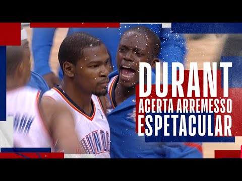 Durant acerta bola surreal no último segundo para bater o Dallas!