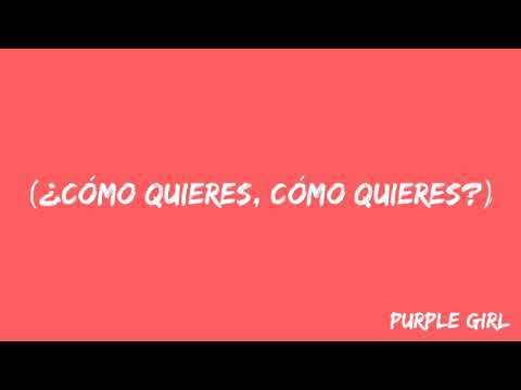 Walls ft. Daniel Sabater - Partirme la cara | LETRA | purple girl