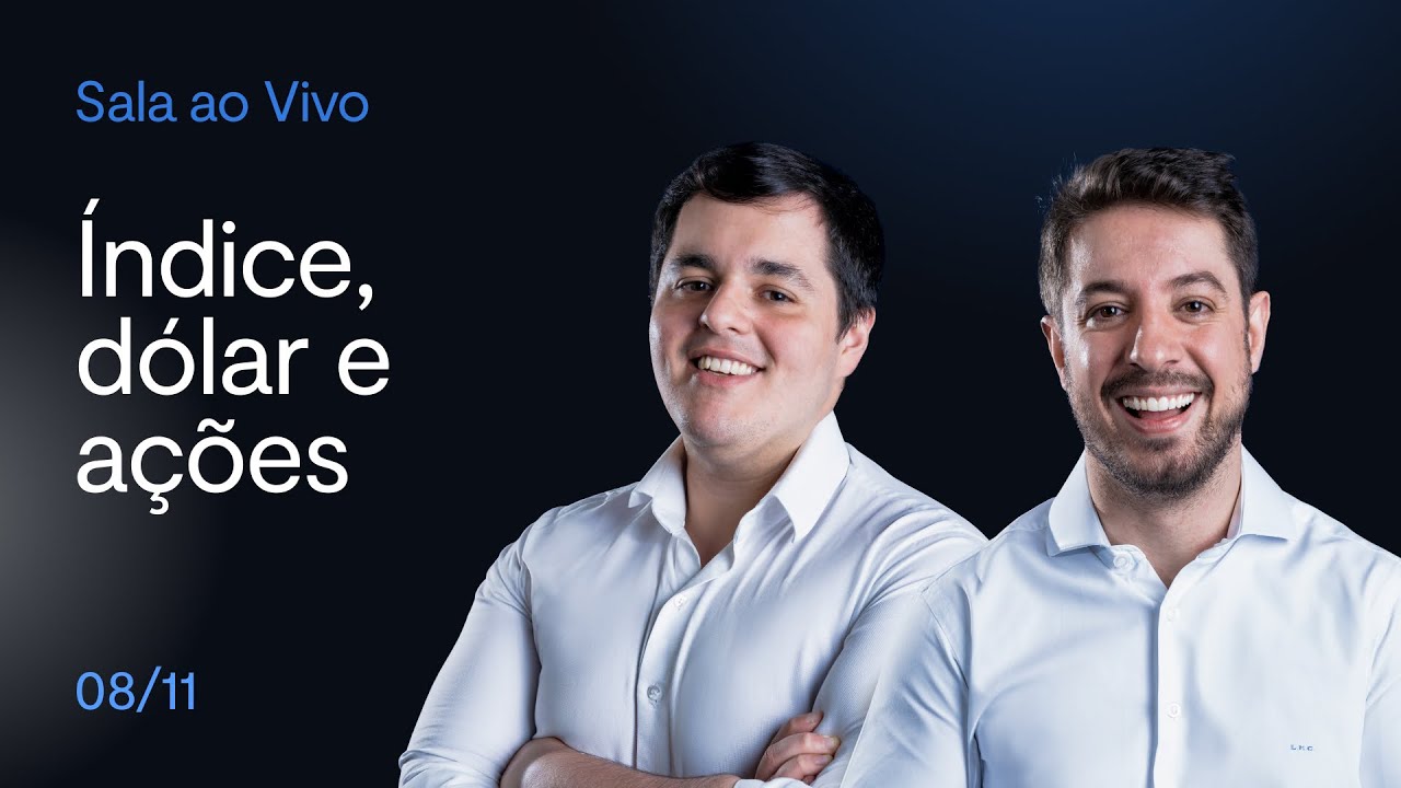 ANÁLISE TÉCNICA E DAY TRADE AO VIVO | Índice, Dólar e Ações | BTG Trader 08/11/2024