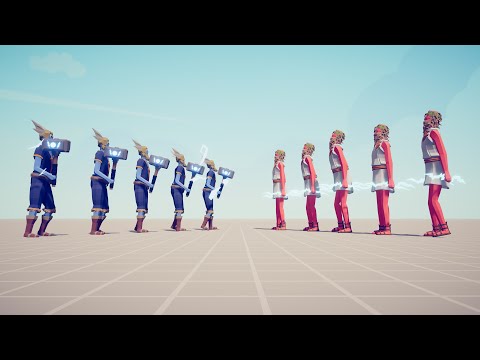 5x THOR vs 5x EVERY UNIT - Totally Accurate Battle Simulator TABS