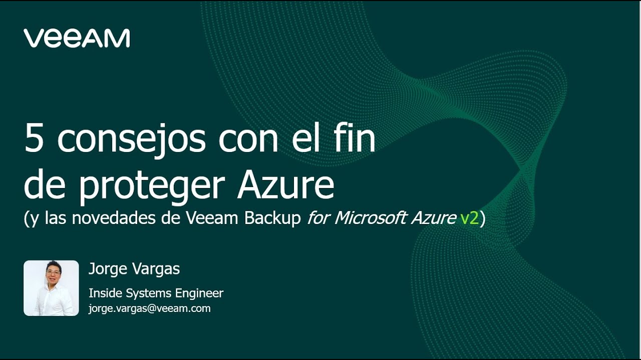 Novedades en Veeam Backup for Microsoft Azure v2 video