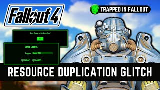 Simple Duplication Glitch In Fallout 4 For Any Resource