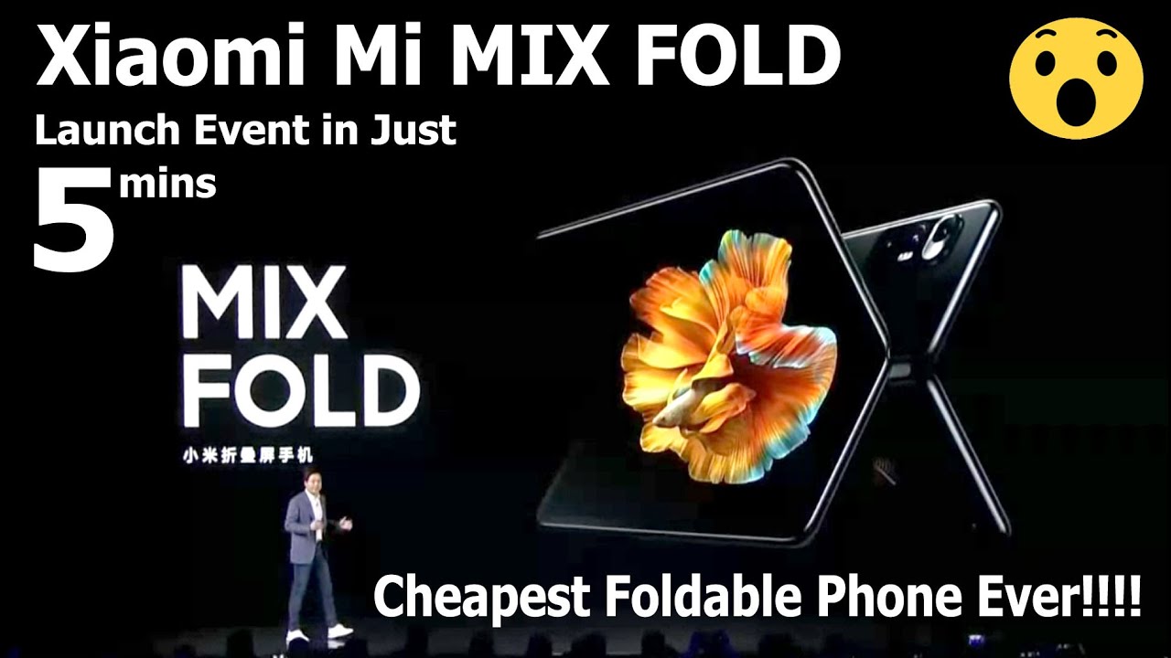 Xiaomi MI MiX FOLD Launch Event in Just 5mins | #MIMIX #MIMIXFOLD #XiaomiMIMIXFOLD #MIFOLD