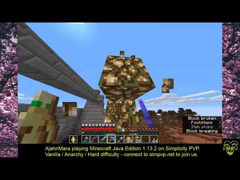 AjahnMara playing minecraft on survival multiplayer!