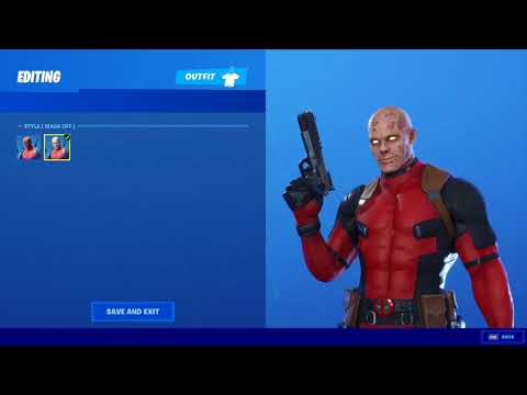 Fortnite Deadpool Week 8 Unmasked Skin Style Reward
