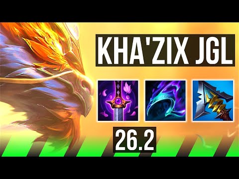 KHA'ZIX vs MALPHITE (JGL) | Good KDA: 16/1/15, 44K damage | EUW Master | 26.2