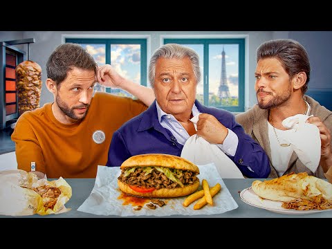 Christian Clavier goûte les pires Kebab de Paris...et le meilleur avec Rayane Bensetti !