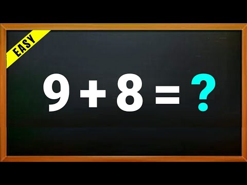 9 + 8 = ? | How many are 9 + 8 | Add 9 + 8