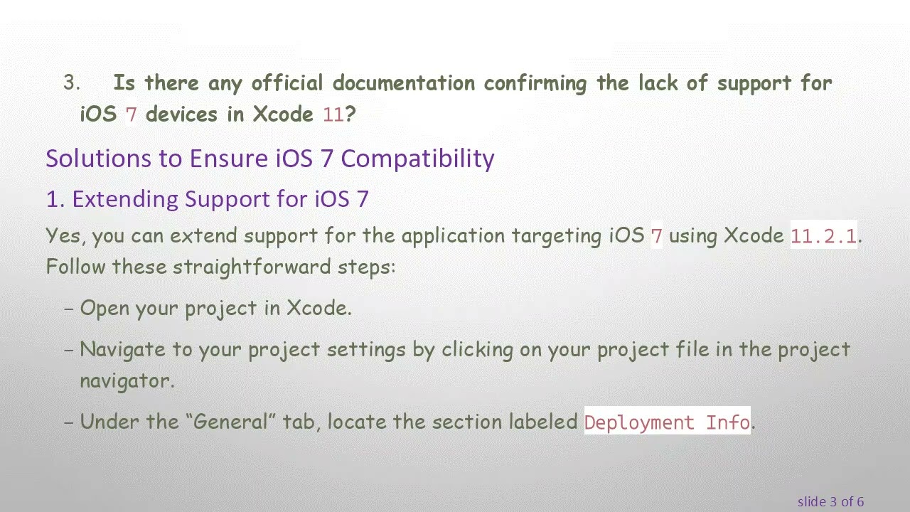 How to Build an .ipa with iOS 7 Support in Xcode 11.2.1?