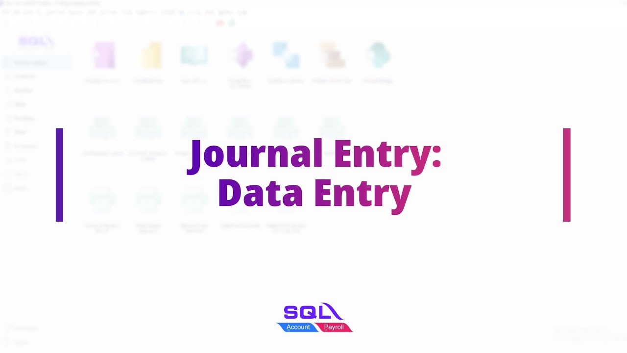 Create Journal Entry