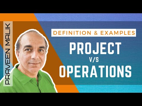 Projects vs Operations in Project Management | Difference | Definition | PMBOK Guide | PMP | CAPM